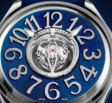 Round Grand Central Tourbillon腕表将陀飞轮置于腕表中心，呈现纯粹而令人惊叹的壮景